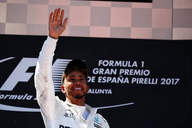 Formula 1, Spanish GP, Winner Lewis Hamilton