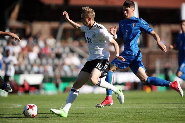 Football, U18 international, Germany - Italy