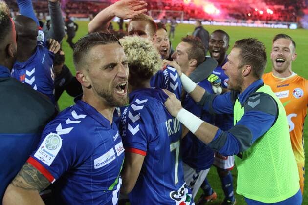 Football, France, Racing Strasbourg are Ligue 2 champions