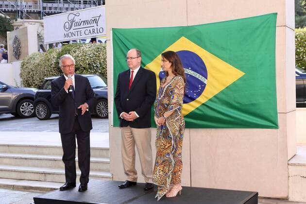 Formula 1, Monaco GP, Press Event with Bianca Senna and Prince Albert