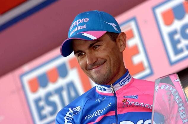 Cycling, Giro d Italia, 13th stage, Marzio Bruseghin wins the mountain time trial