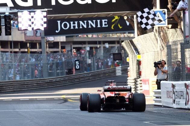 Formula 1, Monaco GP, Winner Sebastian Vettel