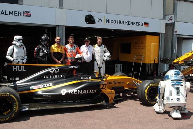 Formula 1, Monaco GP, Star Wars promotion at Renault F1 Team