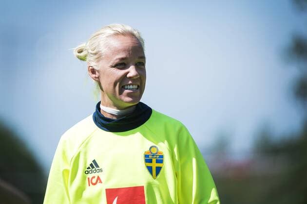 Football, EURO, Women, Training Sweden