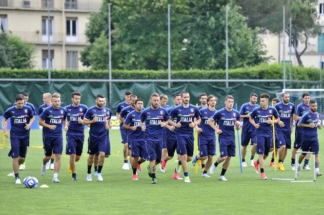 Football, Training Italy