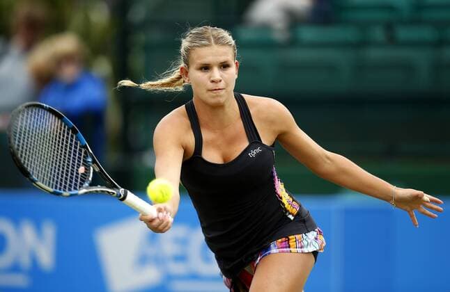 Tennis, Aegon Open Nottingham, Mona Barthel - Jana Fett