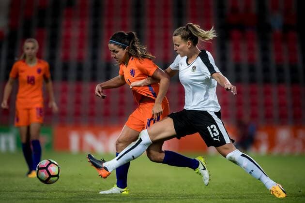 Football, Women, Netherlands - Austria