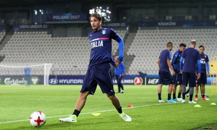 Football, U21 European Championship, Italy Training