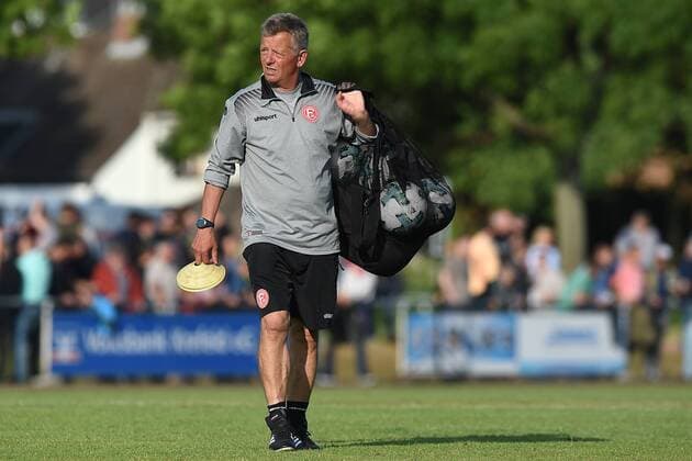 Football, Peter Hermann as co-trainer at Fortuna Düsseldorf