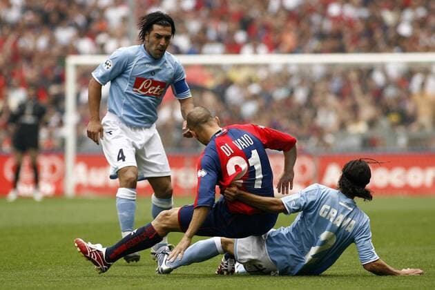 Football, Italy, Serie B, Genoa FC - SSC Napoli 0-0, both promoted to Serie A