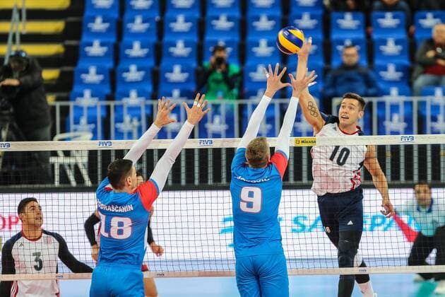 Volleyball, World League, Serbia - USA
