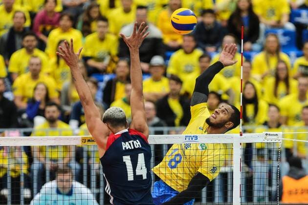 Volleyball, FIVB World League, Brazil - USA