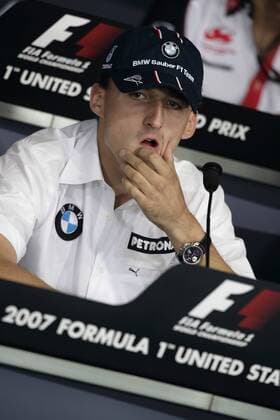 Motorsport, Formula 1, US GP, Robert Kubica takes centre stage at press conference
