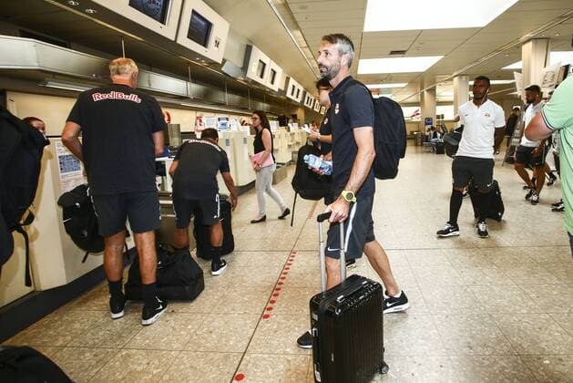 Football, CL Qualification, Red Bull Salzburg Departure to Malta