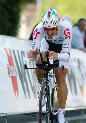 Cycling, Tour de Suisse, Fabian Cancellara wins the prologue