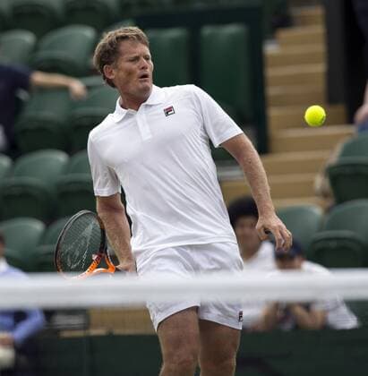 Wimbledon, show match with tennis legends Ivanisevic and Ferreira
