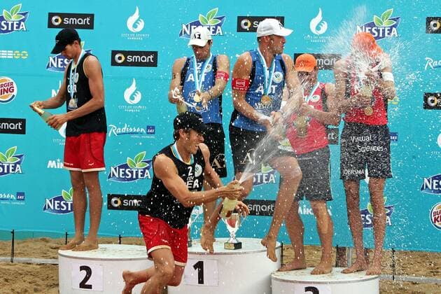 Beach volleyball, Robert Nowotny and Nik Berger win the German Masters in Hamburg