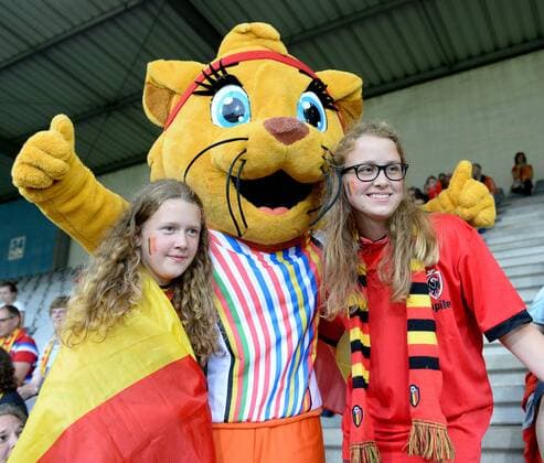 Football, Women's EURO, Denmark - Belgium