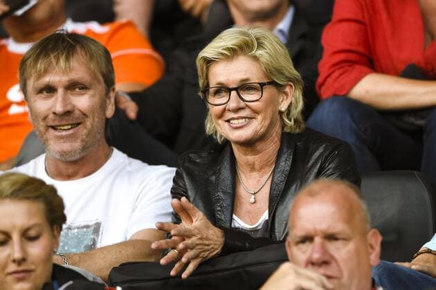 Football, Women's EURO, Germany - Sweden, Silvia Neid in the stands