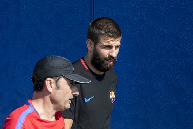 Football, FC Barcelona training in New Jersey