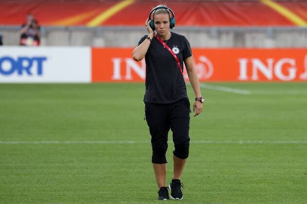 Football, Women's EURO, Germany - Italy, before kick-off