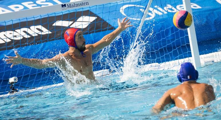 World Championships in Budapest, Water Polo, Canada - France