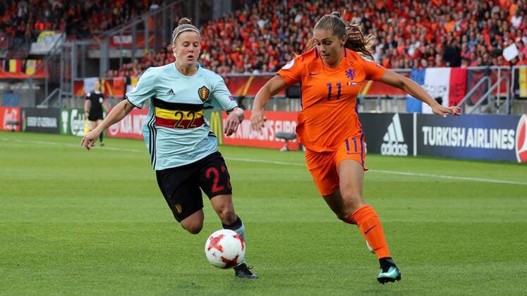 Football, Women's EURO, Belgium - Netherlands