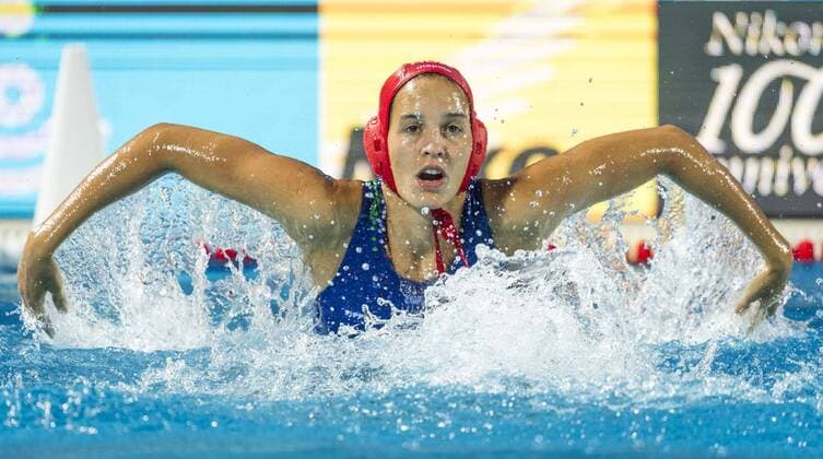 Swimming, World Championships in Budapest, Women's Water Polo, Hungary - Canada