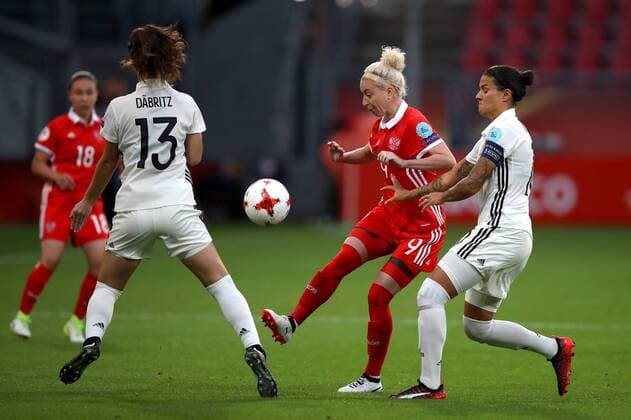 Football, Women's EURO, Russia - Germany