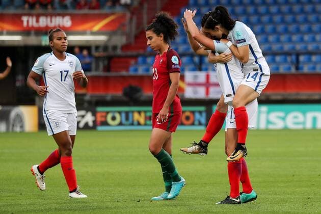 Football, Women's EURO, Portugal - England