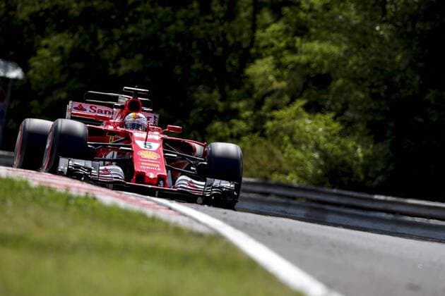 Formula 1, Hungarian GP, Sebastian Vettel takes pole with track record