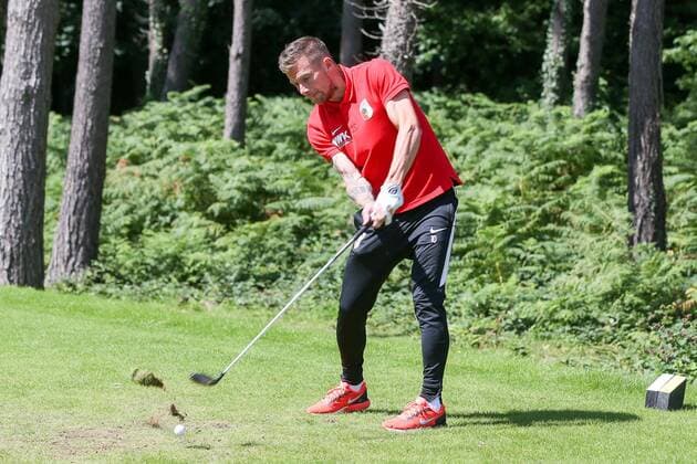 Football, FC Augsburg, Golf in training camp
