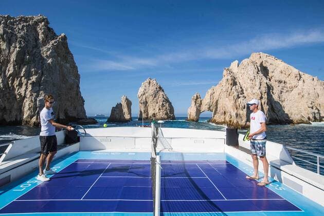 Tennis, Tomas Berdych and Sam Querrey, Exhibition in Los Cabos
