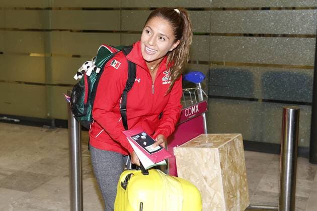 Swimming, World Championships, Women's Water Jumping, 20m Cliff Jump, Adriana Jimenez on arrival in Mexico