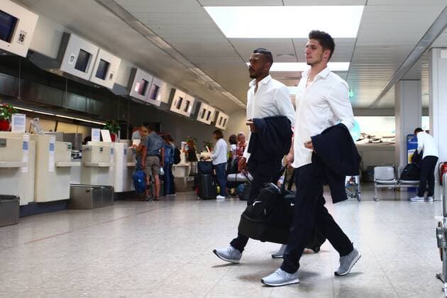 Football, CL Quali, Red Bull Salzburg departure to Rijeka