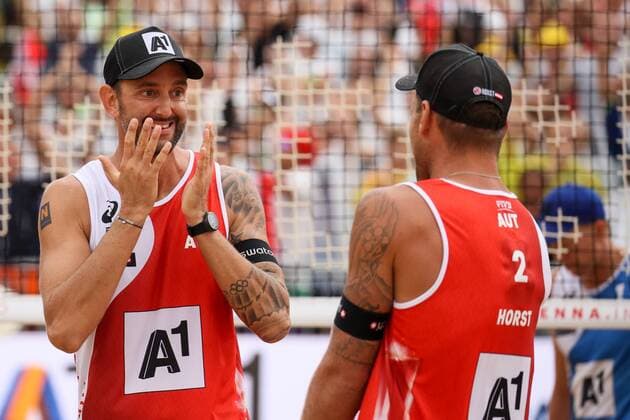 Beach Volleyball, World Championships in Vienna, Clemens Doppler and Alexander Horst reach the final