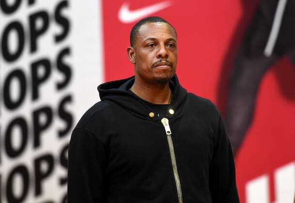 Basketball, NBA, ESPN part ways with pundit Paul Pierce - stock images.