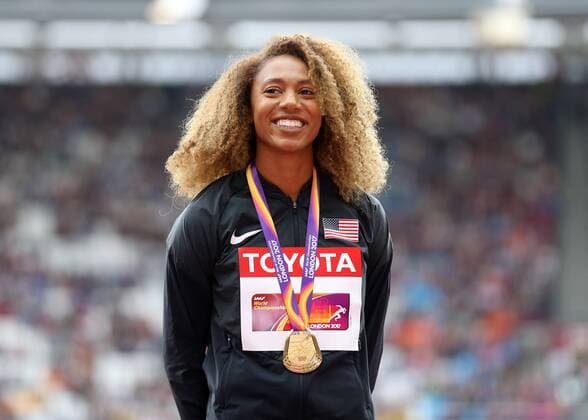 World Championships in Athletics in London, Award Ceremony Women's 400m Hurdles