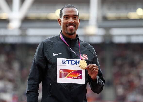 World Championships in Athletics in London, Award Ceremony Triple Jump
