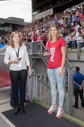 Football, EL Quali, Daphne Schippers as guest, FC Utrecht - Zenit St. Petersburg