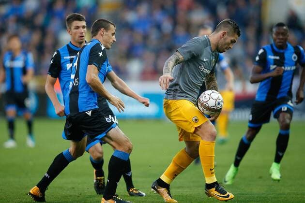 Football, EL Quali, FC Brugge - AEK Athens