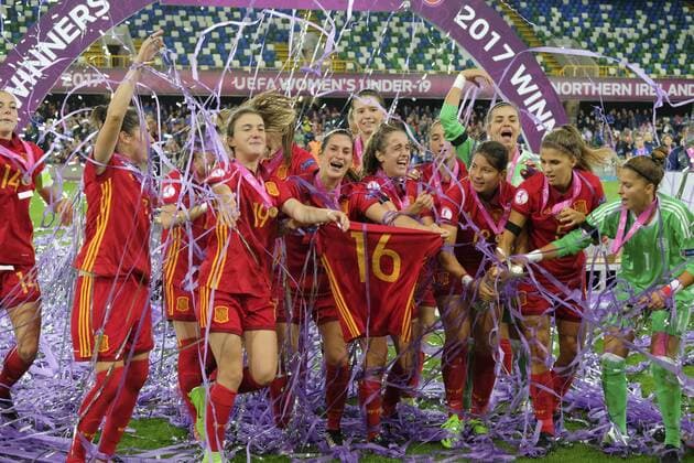 Football, U19 European Championship Women, Spain wins final