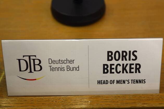 Tennis, DTB-PK with Boris Becker and Barbara Rittner