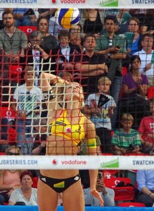 Beach Volleyball, FIVB World Tour Finals in Hamburg, Laura Ludwig and Kira Walkenhorst