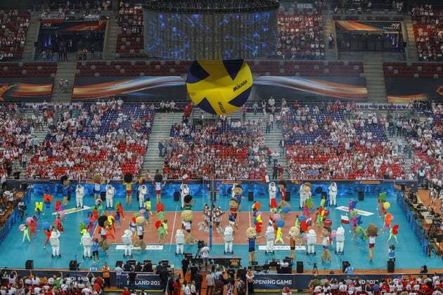 European Volleyball Championship, Opening Ceremony