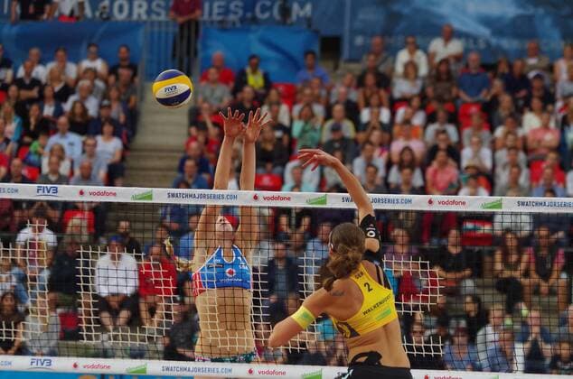 Beach Volleyball, FIVB World Tour Finals in Hamburg, Laura Ludwig and Kira Walkenhorst