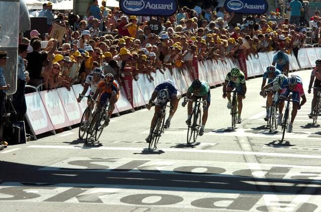 Cycling, Tour de France, Tom Boonen wins stage 6