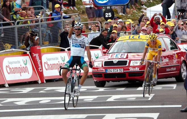 Cycling, Tour de France, stage 14, Contador wins ahead of Rasmussen