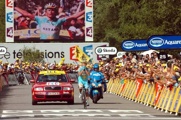 Cycling, Tour de France, Vinokourov wins the 15th stage