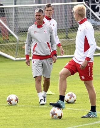 Football, EL, Slavia Prague Training